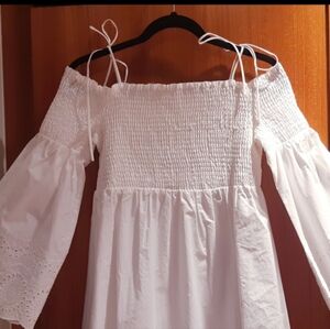 Maternity off shoulder Dress/top, 100% cotton